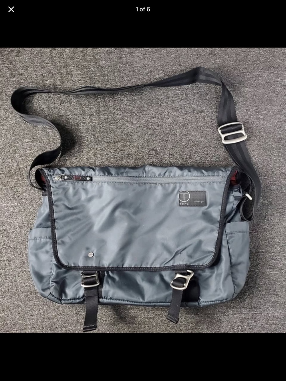 TUMI Laptop Messenger Crossbody Tech Essential Bag
